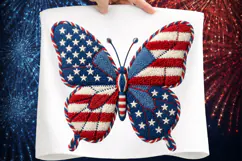 American Flag Butterfly PNG - American Flag Butterfly Product Image 1