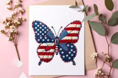 American Flag Butterfly PNG - American Flag Butterfly Product Image 2