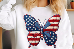 American Flag Butterfly PNG - American Flag Butterfly Product Image 3