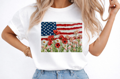 USA Brushstroke Wildflower Sublimation Product Image 2