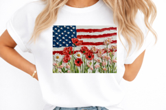 USA Brushstroke Wildflower Sublimation Product Image 3