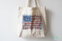 American Flag Flowers Clipart Product Image 3