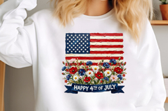 American Flag Hand Painted PNG Product Image 2
