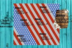 American Flag Swirl SS16 30oz Rhinestone Pattern Product Image 1