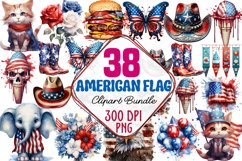 American Flag Watercolor Clipart Bundle, American, Us Flag, Flag, Grunge Flag, Us Flag Clipart, Usa Flag, Patriot, Patriot Clipart, 4th Of July, 4th Of July flag, Independence Day, American Flag, American Flag Design, American Flag Watercolor, American Fl