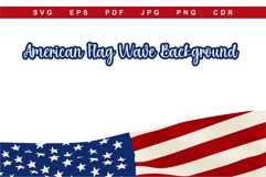 American Flag Wave Background Product Image 1