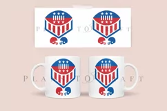 american football badges coffee glass wrap svg glass mug svg presized for 11oz and 15oz glass ready to cut and sublimation files