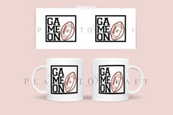 american football game on coffee glass wrap svg glass mug svg presized for 11oz and 15oz glass ready to cut and sublimation files
