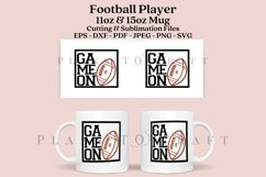 american football game on coffee glass wrap svg glass mug svg presized for 11oz and 15oz glass ready to cut and sublimation files