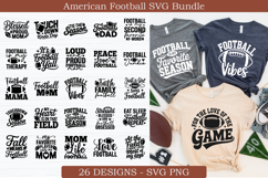American Football SVG Bundle | Game Day Clipart Product Image 1
