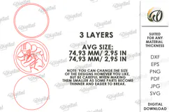 American Football Tired Tray Lasercut. Home decor SVG Product Image 2