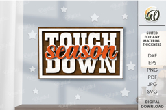 American Football Tired Tray Bundle Lasercut. Home decor SVG Product Image 9