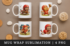 American football mug wrap printable sublimation design Product Image 1