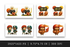 American football mug wrap printable sublimation design Product Image 2