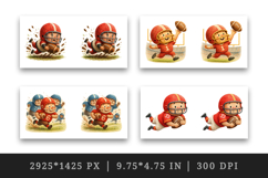 American football mug wrap printable sublimation design Product Image 2