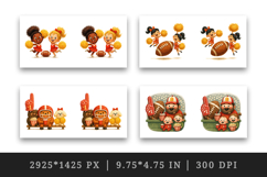 American football mug wrap printable sublimation design Product Image 2