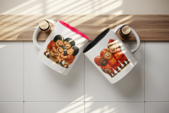 American football mug wrap printable sublimation design Product Image 3