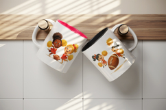 American football mug wrap printable sublimation design Product Image 3