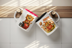 American football mug wrap printable sublimation design Product Image 3