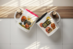 American football mug wrap printable sublimation design Product Image 3