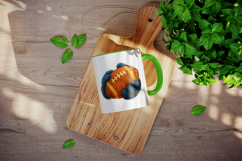 American football mug wrap printable sublimation design Product Image 4