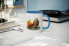 American football mug wrap printable sublimation design Product Image 5