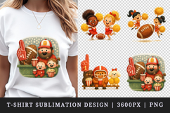 American football t-shirt printable sublimation design png Product Image 1
