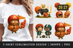 American football t-shirt printable sublimation design png Product Image 1