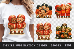 American football t-shirt printable sublimation design png Product Image 1