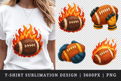 American football t-shirt printable sublimation design png Product Image 1