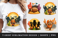 American football t-shirt printable sublimation design png Product Image 1