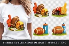 American football t-shirt printable sublimation design png Product Image 1
