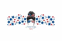 american girl 4th of july coffee mug sublimation wrap glass mug wrap svg presized for 11oz and 15oz glass mug are sublimation files