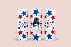american girl 4th of july skinny tumbler sublimation wrap with high resolution 300 DPI and transparant background perfect for 20oz 30oz skinny tumbler