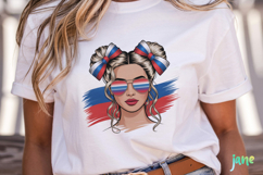 American Girl Clipart Sublimation Product Image 3