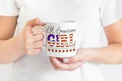 All American Girl Sublimation | Independence Day Product Image 3