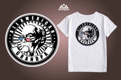 Funny All American GRANDPA Svg Design Product Image 3