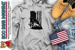 Patriotic Wolve Clipart Product Image 1