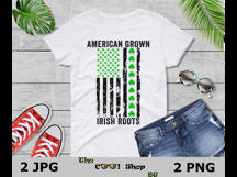 American Grown Irish Roots Png, Irish Flag Png, Irish Roots Product Image 3