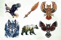 American Indian Clipart Sublimation Product Image 6