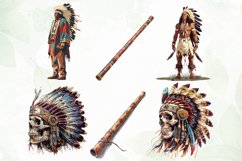 American Indian Clipart Sublimation Product Image 4