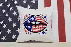 American Kiss SVG, 4th Of July SVG Design Product Image 2