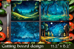 American landscape cutting board design - cutting board desi Product Image 1