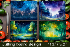 American landscape cutting board design - cutting board desi Product Image 1