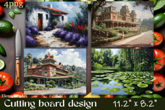 American landscape cutting board design - cutting board desi Product Image 1