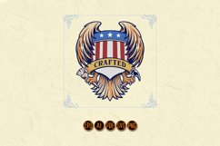 American Logo Crafter Wing Shield Vintage Product Image 1