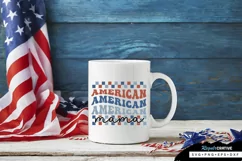 American Mama SVG, 4th Of July SVG Design Product Image 2