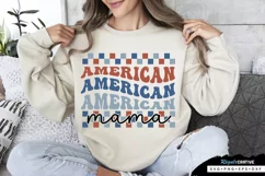 American Mama SVG, 4th Of July SVG Design Product Image 1