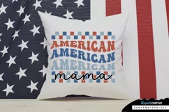 American Mama SVG, 4th Of July SVG Design Product Image 3