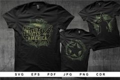 American Military Patriotic Badge Design Product Image 1